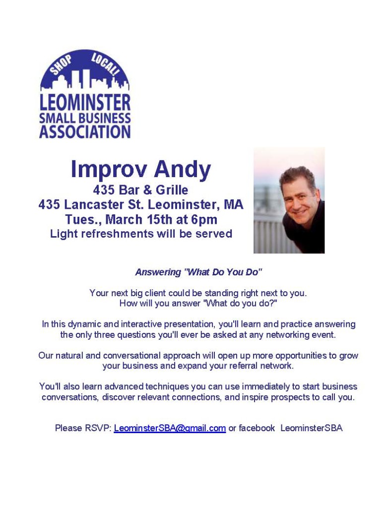 Improv Andy march 15 2016