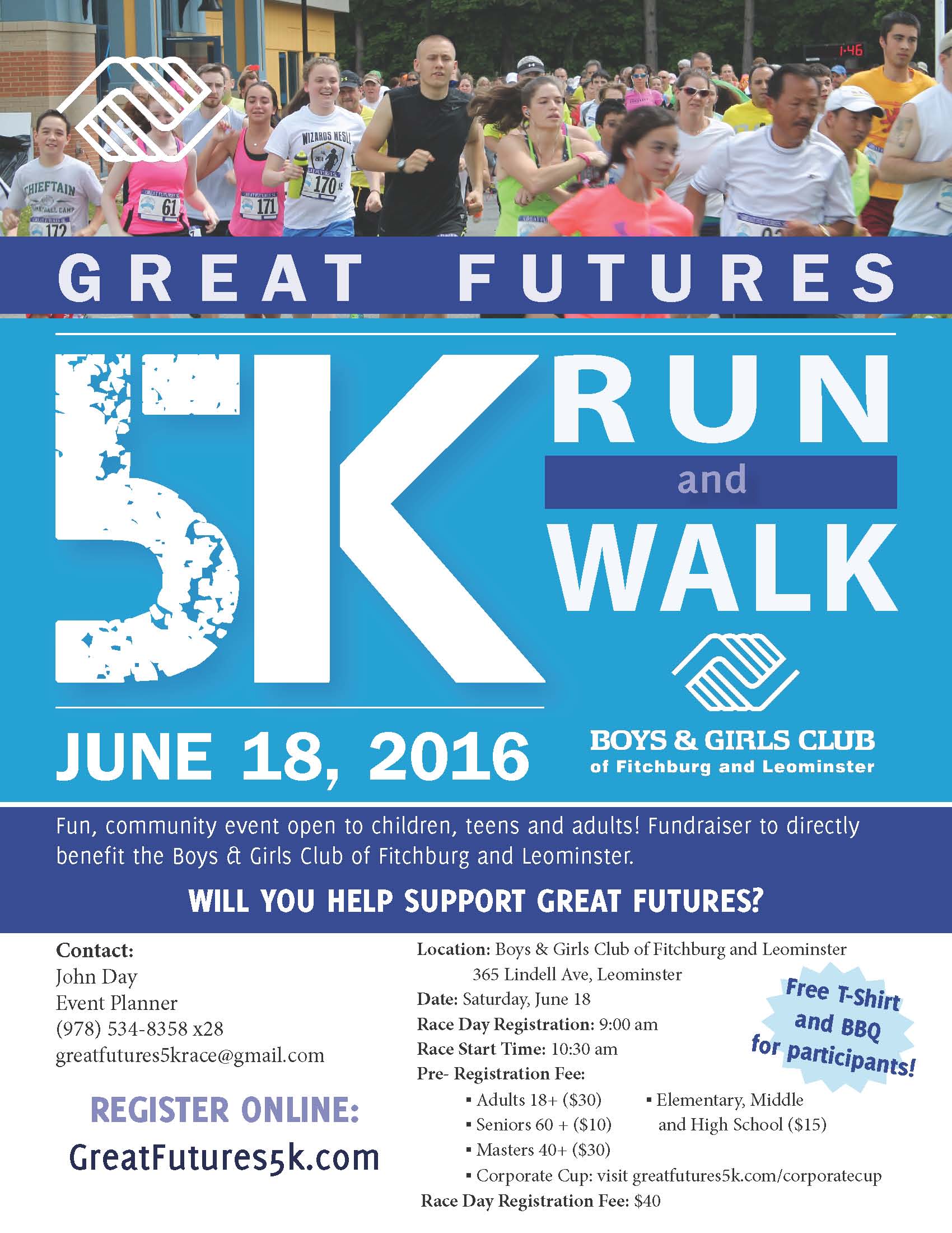 6/18 - Boys & Girls Club of Fitchburg and Leominster Bright Futures 5K ...