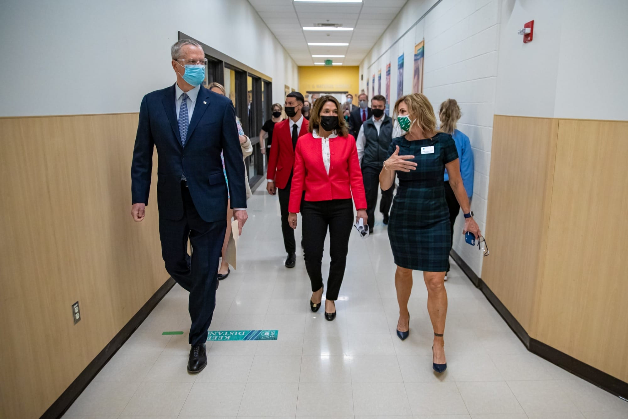 Baker-Polito administration walking