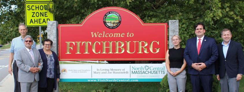 Chamber Sponsors Fitchburg Welcome Sign