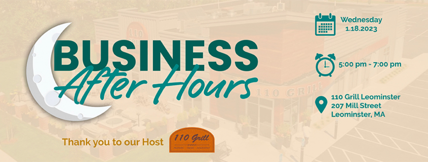 110 Grill in Leominster to host January edition of North Central Massachusetts Chamber’s Business After Hours