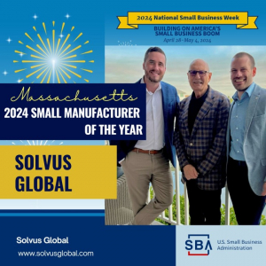 Solvus Global Named Small Manufacturer of the Year