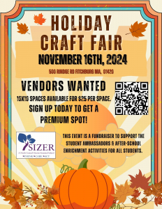Sizer School Holiday Craft Fair 2024 - Vendors