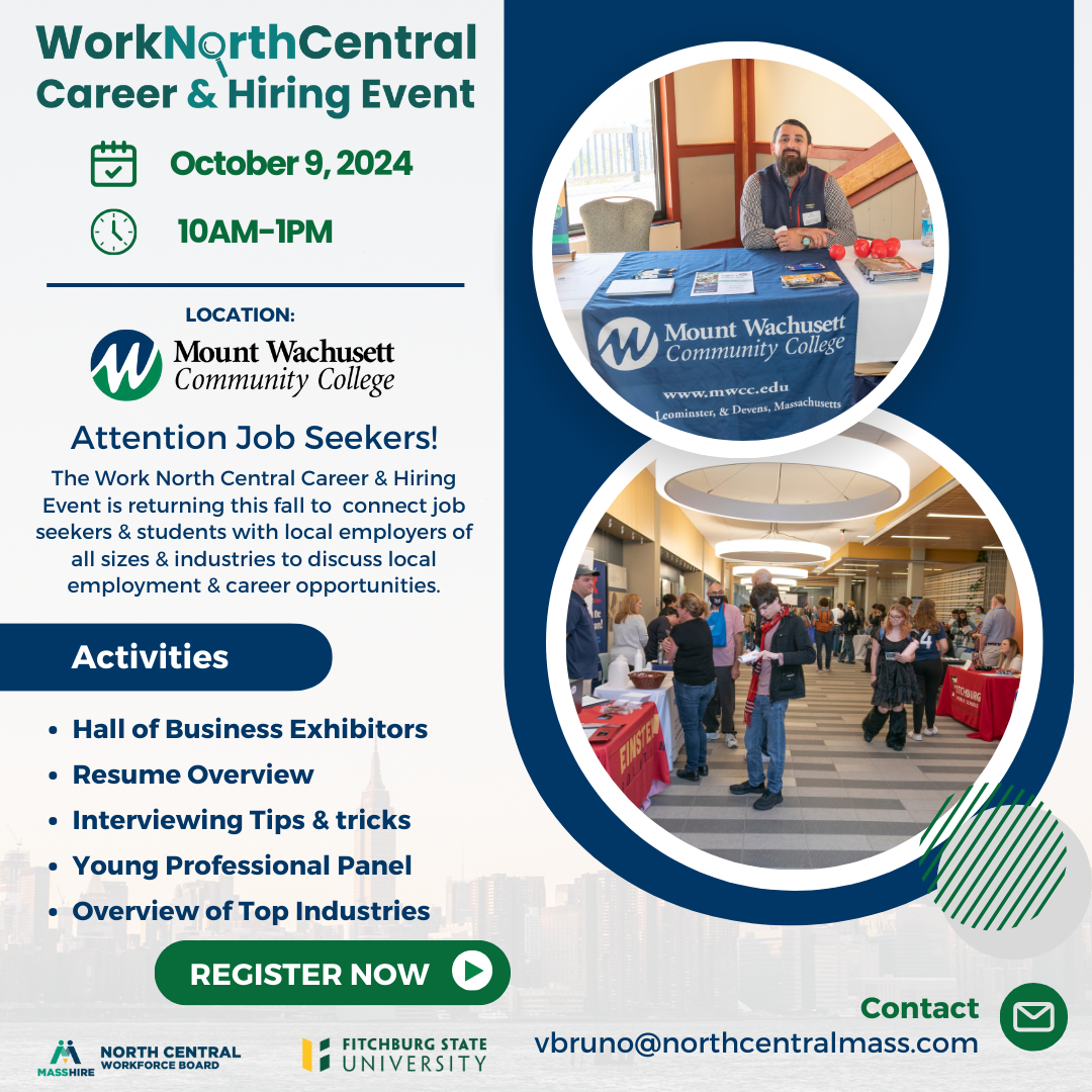 Career & Hiring Event job seekers Sept. 17th post